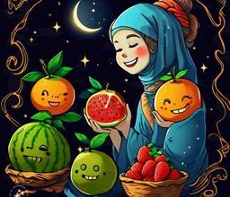 نقاشی لبخند شب یلدا (7)