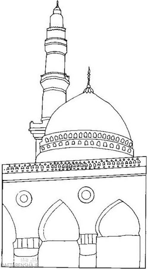 نقاشی مسجد برای کلاس دوم (2)