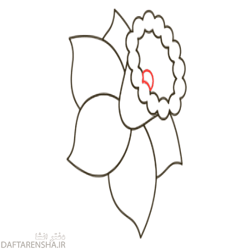 نقاشی گل نرگس بچه گانه (3)