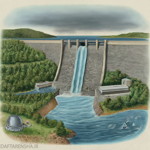 آب پشت سد چگونه انرژی الکتریکی تولید می کند (2)