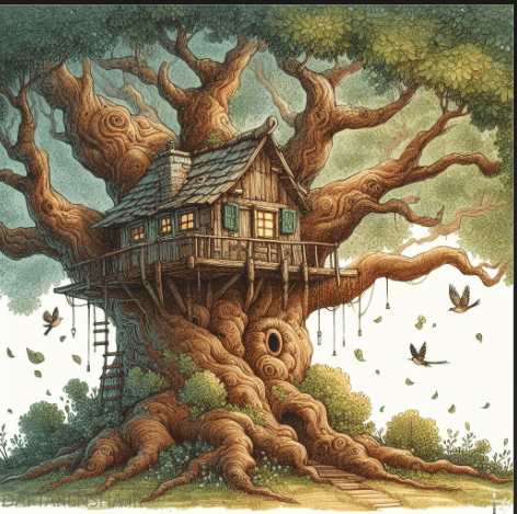 نقاشی خانه درختی جدید (9)