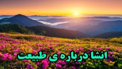 انشا درباره ی طبیعت با مقدمه و نتیجه