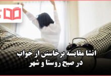 انشا در مورد برخاستن از خواب در صبح روستا