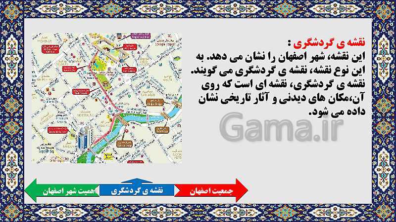 نقشه گردشگری چیست مطالعات ششم