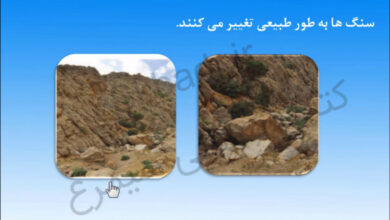 سنگ ها چگونه تغییر می کنند کلاس اول