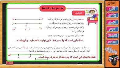 چرا دوسر خط علامت پیکان میگذاریم کلاس سوم
