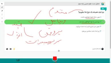 چرا ما باید غذا بخوریم کلاس سوم