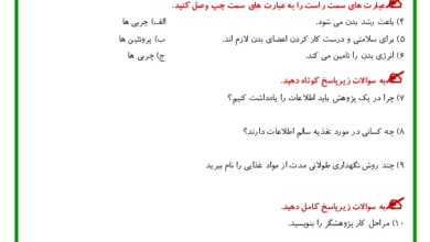 چرا هوا را نمی بینیم کلاس سوم