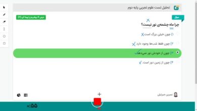 ایا ماه چشمه نور است کلاس دوم