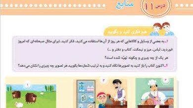 منابع طبیعی چیست کلاس سوم