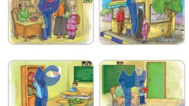 جواب ببین و بگو صفحه 6 فارسی اول ابتدایی