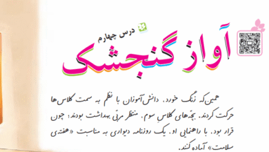 جواب سوالات درس چهارم آواز گنجشک ها