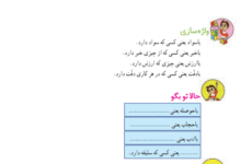 جواب سوالات صفحه 12 فارسی دوم ابتدایی