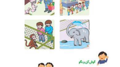 جواب سوالات صفحه 20 فارسی اول ابتدایی