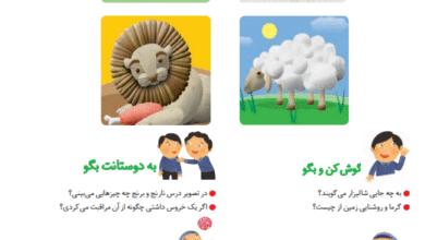 جواب سوالات صفحه 69 فارسی اول ابتدایی