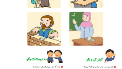 جواب سوالات صفحه 83 فارسی اول ابتدایی
