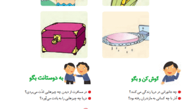 جواب سوالات صفحه 86 فارسی اول ابتدایی