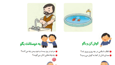 جواب سوالات صفحه 98 فارسی اول ابتدایی