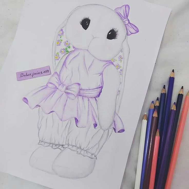 نقاشی خرگوش برای کلاس اول (10)