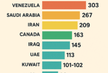 کشورها به ترتیب بیشترین ذخایر نفت بازی خواستگاری