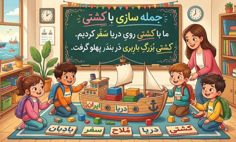 25 جمله سازی با کشتی