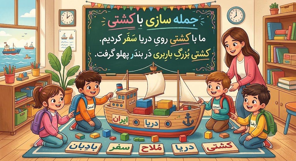 25 جمله سازی با کشتی