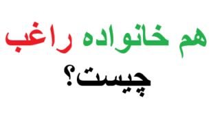 هم خانواده راغب چیست؟